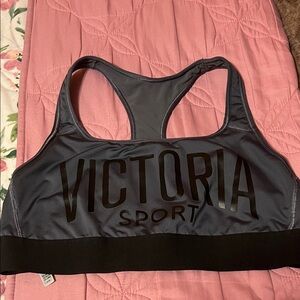 Victoria's Secret Charcoal and Black Sports Bra